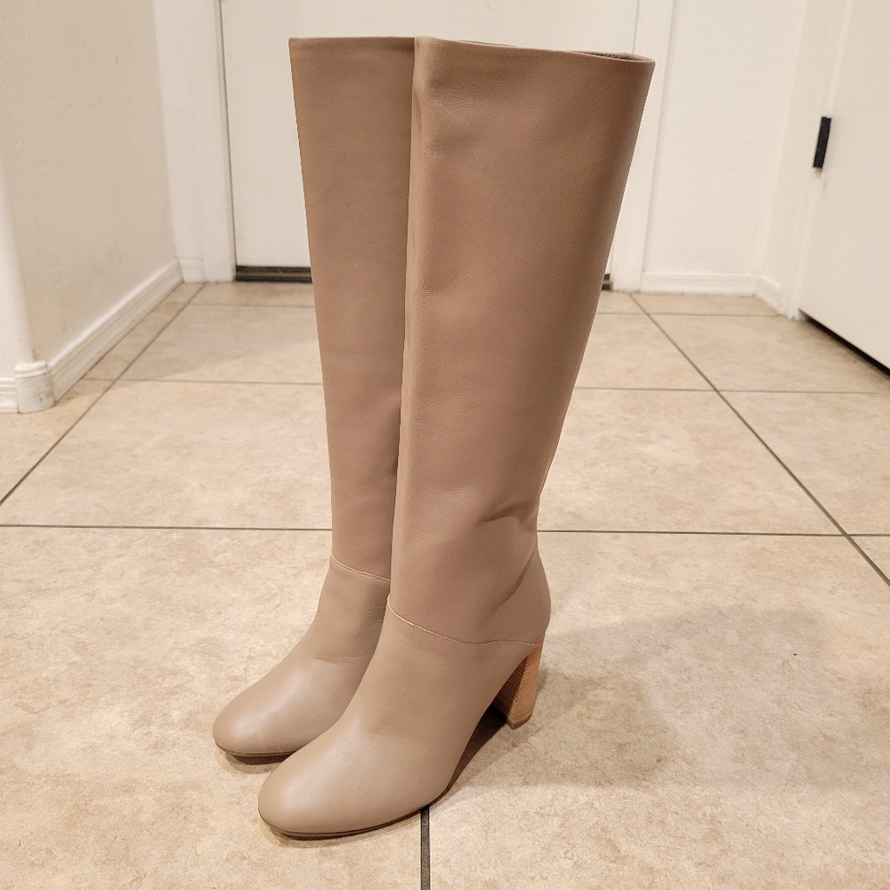 Cole Haan Tall Nude/Beige Boots | Size 7.5B | NWOT